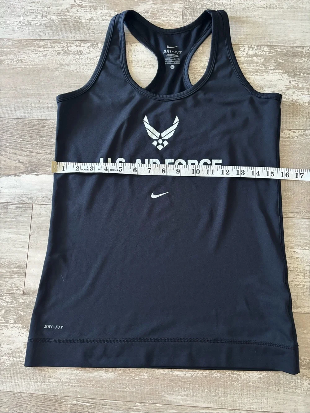 Nike Black Dri-FIT U.S. Air Force Racerback Tank - Women's